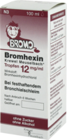 BROMHEXIN Krewel Meuselb.Tropfen 12mg/ml
