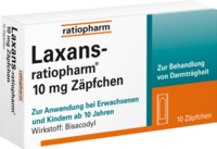 LAXANS-ratiopharm 10 mg Zäpfchen