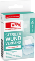 WEPA Wundverband wasserdicht 7,2x5 cm steril