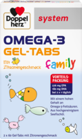 DOPPELHERZ Omega-3 Gel-Tabs family system